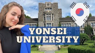 První den na Yonsei University 🇰🇷🎓  Vlog korea yonsei [upl. by Genesa]