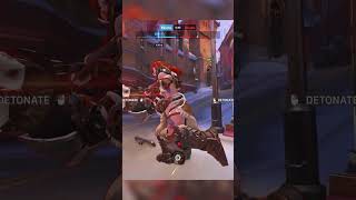 ring around the zarya Overwatch Shorts junkrat zarya [upl. by Petrina]