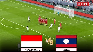 🔴LANGSUNG  INDONESIA vs LAOS I Pertandingan Penuh Kejuaraan ASEAN Langsung eFootball Pes 21 [upl. by Mike]