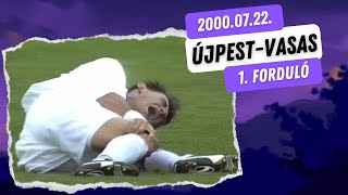 Szlezák Zoli pályafutásának legsúlyosabb sérülése 2000 1 forduló ÚjpestVasas 00 [upl. by Adnohsal]