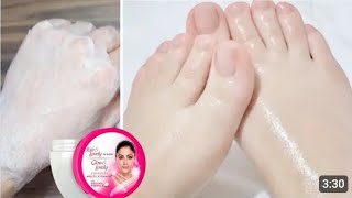 fair amp lovely cream hacks  hand and feet polisher at home 😍 [upl. by Gorman699]