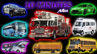 🚨10 MINUTES🚨 Vehicles quotHorn Alarm Sirenquot Sound Variations Mega Compilation  Memeste [upl. by Erdda156]