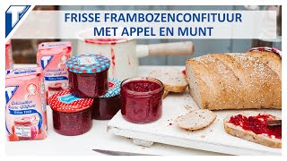 Frisse frambozenconfituur met appel en munt  Recept  Sweet Little Touch [upl. by Hedi71]