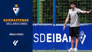 Valoración de Iñigo Perez entrenador del Eibar B sobre el inicio de temporada [upl. by Ardath]