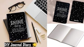 How to make Journal Diary at Home 🌟 DIY Homemade Journal Supplies😍 craftersworld journal diycraft [upl. by Affrica]