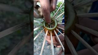 Bushcraft skills Fishing net with gourd camping survival bushcraft outdoors skills sentohub [upl. by Zildjian]