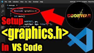 How to setup graphicsh in VS Code  CodeWar [upl. by Sawtelle]