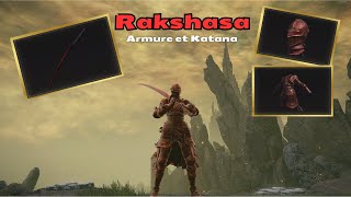 SAMOURAÏ SANGLANT  OBTENIR lARMURE COMPLETE de RAKSHASA  ELDEN RING DLC [upl. by Sevik]