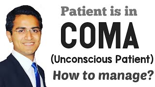 Coma Comatose Patient Unconscious Patient First Aid Emergency Care Treatment amp Management USMLE [upl. by Brandon]