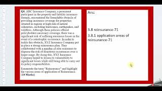 NMIMS Sept 2024 Assignment Insurance and Risk Management SEM4 [upl. by Hsotnas59]