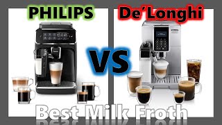 Philips vs DeLonghi Automatic Coffee Machines Review amp Comparison [upl. by Ecnaled]