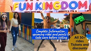 Fun Kingdom Jaipur Amusement Park  NowOpen  Ticket Prices Timings And Reviews Of Fun Kingdom [upl. by Con]