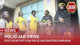 Gov’t kicks off 5day polio vaccination campaign following detection of 5 cases [upl. by Penhall687]