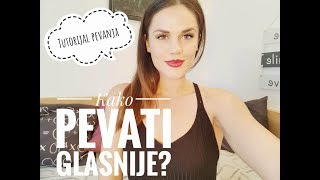 Tutorijal pevanja  Kako pevati glasnije  Katarina Kovacevic [upl. by Abigail148]