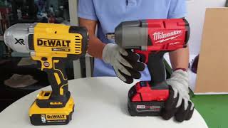 DEWALT DCF899 VS MILWAUKEE 276720 [upl. by Essirehc]