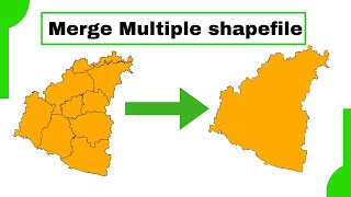 StepbyStep Guide to Merging Selected Features in a Shapefile Combining Spatial Data [upl. by Marsiella]