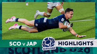 HIGHLIGHTS  Scotland v Japan  World Rugby U20 World Trophy 2024 [upl. by Noillid]