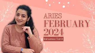 Aries  FEBRUARY 2024  Monthly Predictions horoscope hinditarot february 2024 [upl. by Hayyim5]