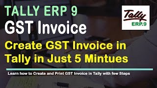 How to Create GST Sales Invoice in Tally Automatically [upl. by Arron551]