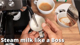 How to Steam Milk for Latte Art on the Delonghi La Specialista [upl. by Mose]