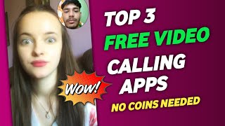 TOP 3 Best Video Calling Apps 2023  Free live video calling chat apps  Free video calling app [upl. by Natsrik]