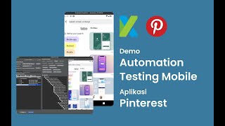 Katalon Studio  Demo Automation Testing Mobile Aplikasi Pinterest Record amp Playback [upl. by Adnawat11]