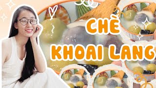 Chè Khoai Lang Dẻo Nước Cốt Dừa hongle food [upl. by Elatnahc308]