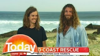 Hilarious interview with hero surfers [upl. by Elyn]