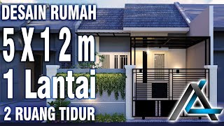 DESAIN RUMAH 5 x 12 meter I Bogor – DESAIN RUMAH MINIMALIS [upl. by Wilda]