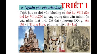 NGUỒN GỐC ĐỊNH NGHĨA KHÁI NIỆM TRIẾT HỌC [upl. by Htehpaj]