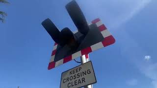 Intro Barway Barway Sidings Level crossing Cambridgeshire [upl. by Ahsytal78]