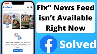 How To Fix Facebook News Feed Not WorkingLoading on iPhone  Solve Facebook Not Showing New Posts [upl. by Akilegna123]