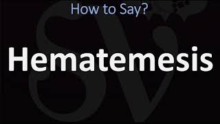 How to Pronounce Hematemesis CORRECTLY [upl. by Hilary]