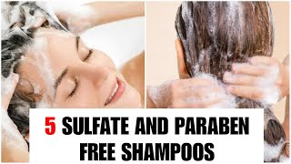 5 SULFATE AND PARABEN FREE SHAMPOOS  Part  1 [upl. by Daitzman]