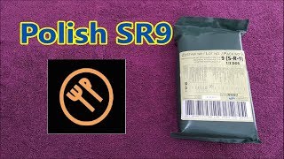 Polish Military SR9 ration MRE review [upl. by Tupler]