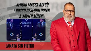 El dato clave de Jorge Lanata sobre el debate presidencial [upl. by Leitnahs]