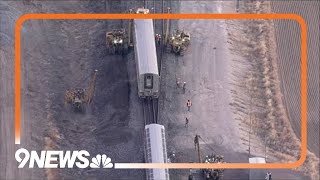 Amtrak California Zephyr train derails in northeast Colorado [upl. by Kiki]