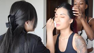 ASMR Vietnamese Style Wedding Makeup and Hair Trial REAL Bridal MAKEUP Artist Unintentional asmr [upl. by El]