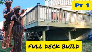 Full Deck Build  PT 1 theblessedqueen [upl. by Nodnarbal]