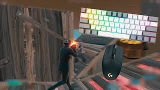 Redragon K617 Fizz Red Switches ASMR Chill 🤩 Satisfying Gameplay Keyboard Fortnite smooth [upl. by Atihcnoc]