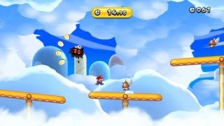 New Super Mario Bros U  Rickety Sprint Gold Medal [upl. by Atnek946]