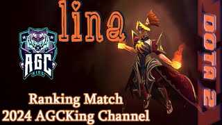 Dota 2  Lina Ranking Match 2024 148879CPM [upl. by Annagroeg]