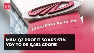 MampM Q2 profit soars 67 YoY to Rs 3452 crore revenue up 16 [upl. by Hctud]