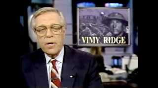 Vimy 75th Anniversary  CBC The National  Joe Schlesinger [upl. by Emma853]