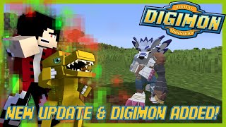 NEW UPDATE amp DIGIMON ADDED Minecraft Digimobs Tamers Episode 19 [upl. by Quintie362]