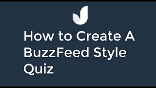 How to Create A BuzzFeed style Quiz with Video [upl. by Floro]