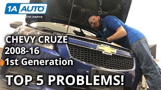 Top 5 Problems Chevy Cruze Sedan 200816 1st Gen [upl. by Guthrie]