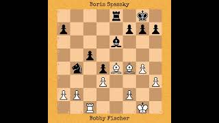 Bobby Fischer vs Boris Spassky  Game 17 1992 chess [upl. by Anaiv]