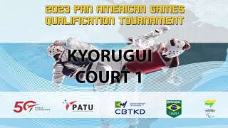 2023 Pan American Games Qualification Tournament  DAY 1  COURT 1 [upl. by Kalb539]