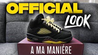 A Ma Maniere Air Jordan 5 quotDuskquot Sneakers  OFFICIAL LOOK [upl. by Ninel]